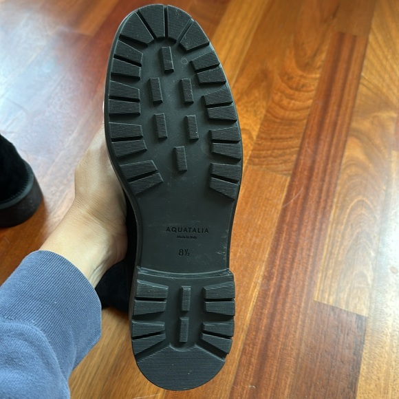 Aquatalia Fur Suede Combag Boots - Picture 3 of 6